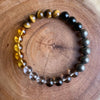 Casual Natural Stone Texture Natural Stone Obsidian Wholesale Bracelets