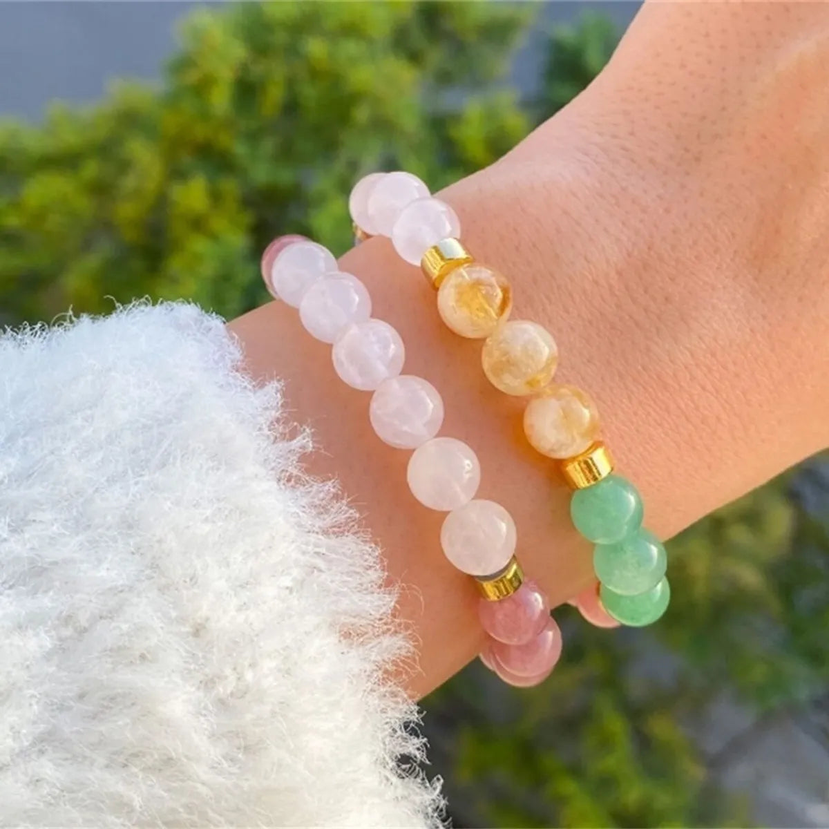 Casual Natural Stone Texture Natural Stone Wholesale Bracelets