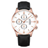 Casual Number Buckle Quartz Men'S Watches
