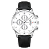 Casual Number Buckle Quartz Men'S Watches