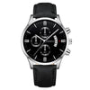 Casual Number Buckle Quartz Men'S Watches
