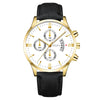 Casual Number Buckle Quartz Men'S Watches
