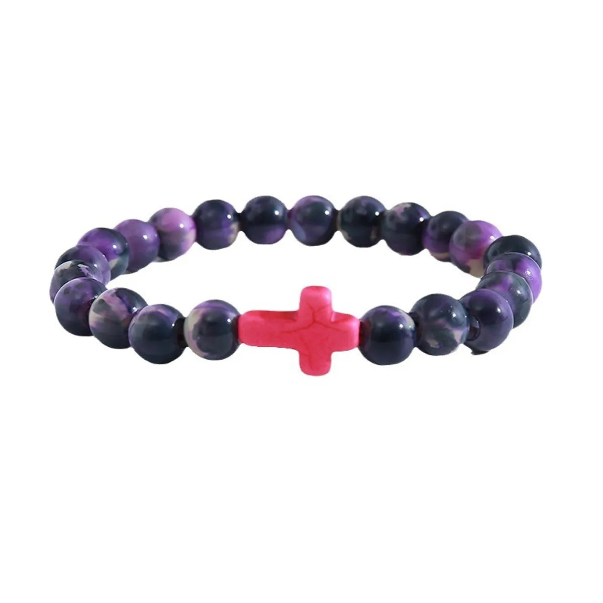 Casual Original Design Retro Cross Artificial Crystal Wholesale Bracelets