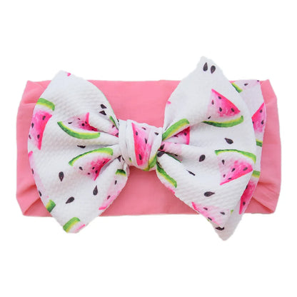 Casual Plaid Bow Knot Cloth Hair Band