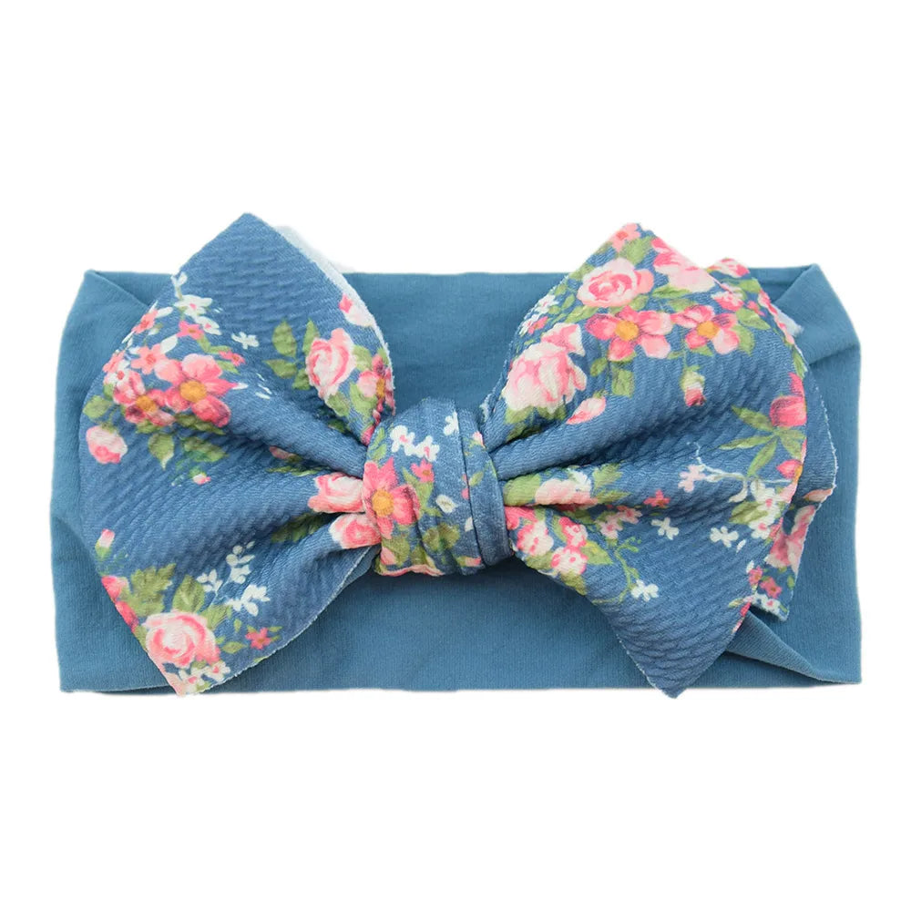 Casual Plaid Bow Knot Cloth Hair Band