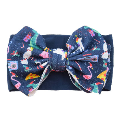 Casual Plaid Bow Knot Cloth Hair Band