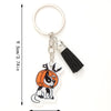 Casual Preppy Style Commute Pumpkin Witches Knot Bat Arylic Tassel Halloween Bag Pendant Keychain