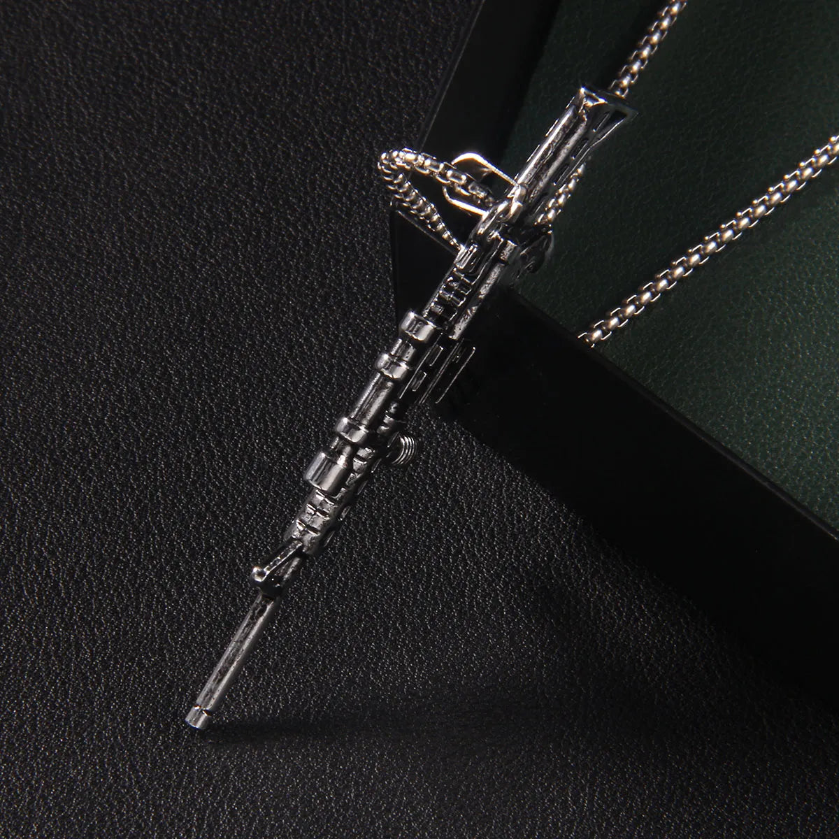 Casual Punk Pistol 201 Stainless Steel Zinc Alloy Unisex Pendant Necklace