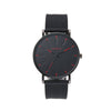 Casual Quartz Watch With Plastic Strap Round Dial Alloy Case For Men And Women