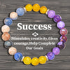 Casual Retro Classic Style Round Artificial Rhinestones Natural Stone Glass Tiger Eye Wholesale Bracelets