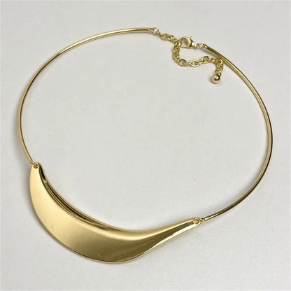 Casual Retro Geometric Gold Plated Silver Plated Copper Alloy Wholesale Choker