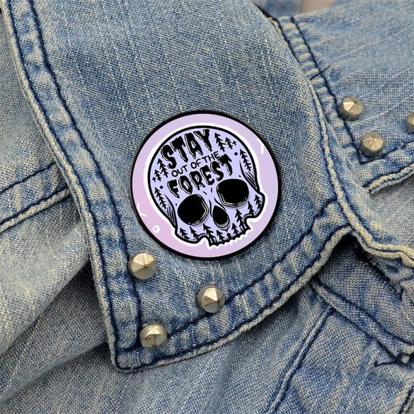 Casual Retro Letter Skull Alloy Women'S Brooches