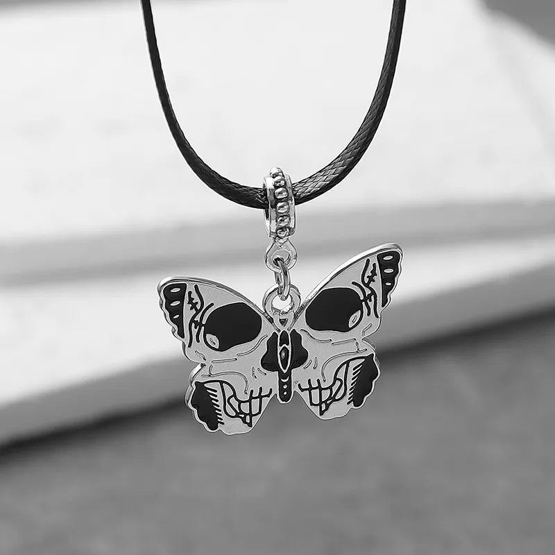 Casual Retro Punk Butterfly Alloy Acrylic Wholesale Choker