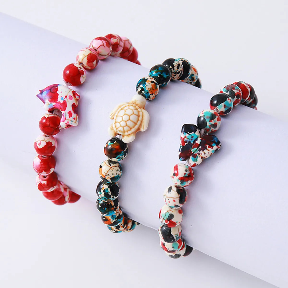 Casual Retro Simple Style Tortoise Dolphin Butterfly Turquoise Wholesale Bracelets