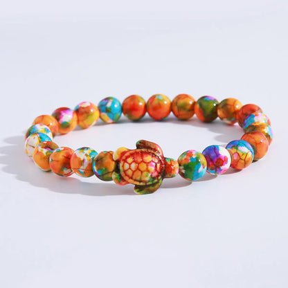 Casual Retro Simple Style Tortoise Dolphin Butterfly Turquoise Wholesale Bracelets