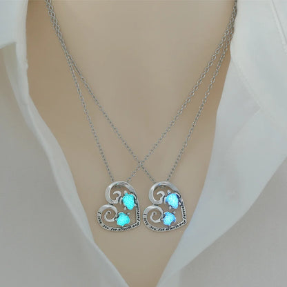 Casual Retro Starry Sky Moon 201 Stainless Steel Resin Zinc Alloy Women'S Pendant Necklace