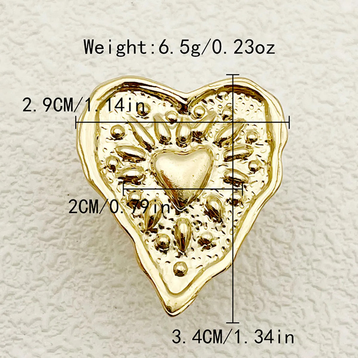 Casual Romantic Heart Shape Stainless Steel Plating Gold Plated Open Rings