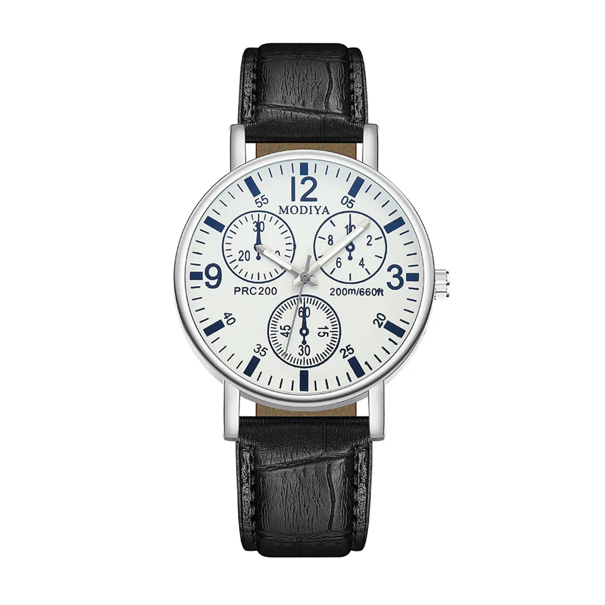 Casual Round Buckle Quartz Men'S Watches