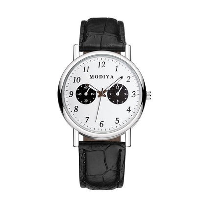 Casual Round Buckle Quartz Men'S Watches