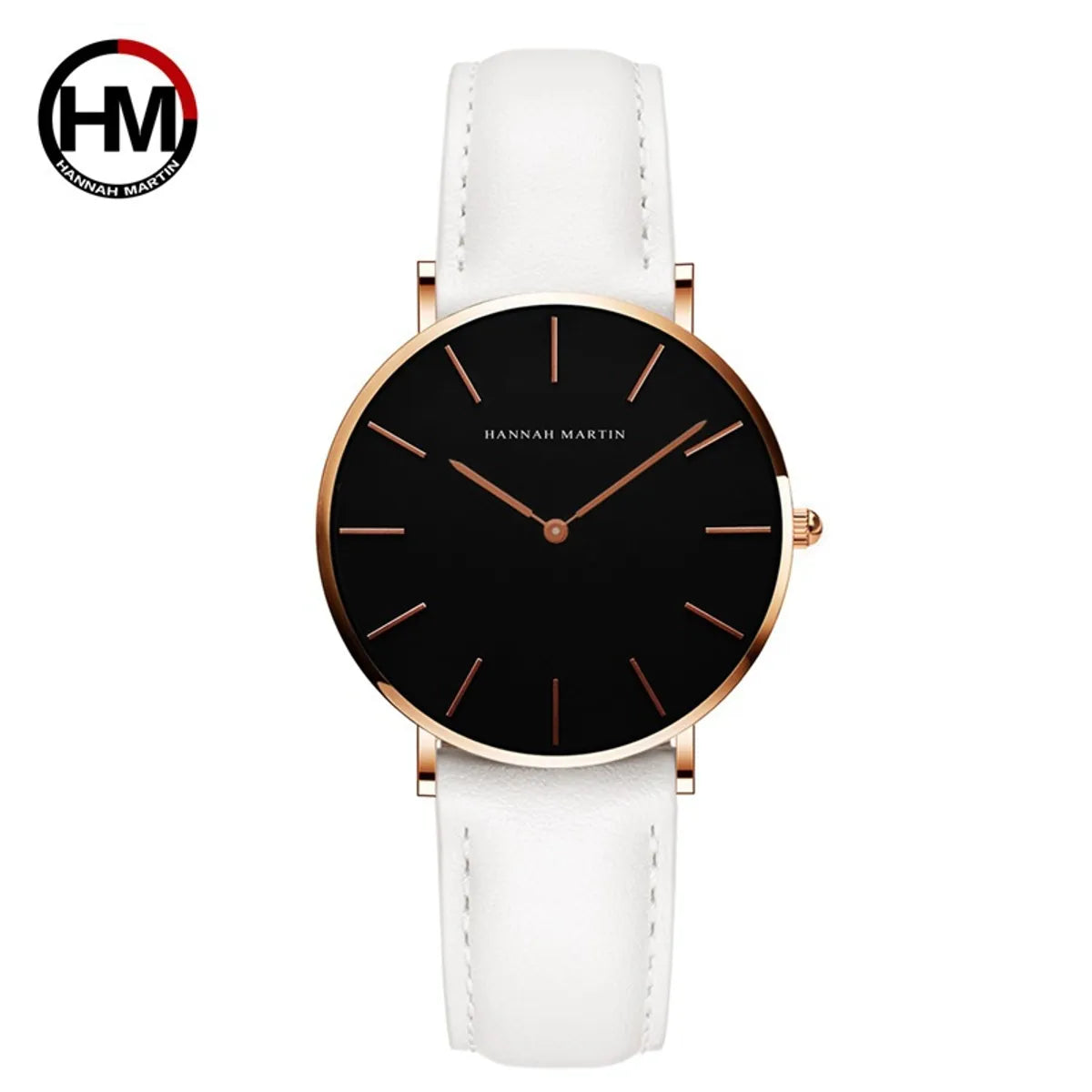 Casual Round Buckle Quartz Women'S Watches