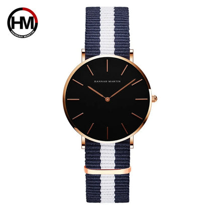 Casual Round Buckle Quartz Women'S Watches