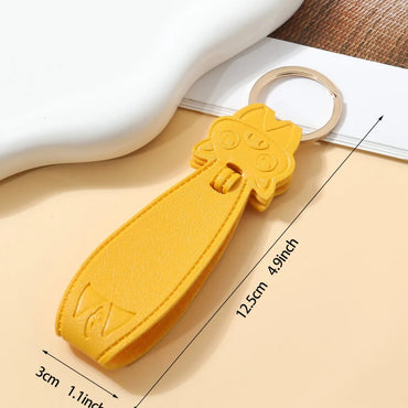 Casual Simple Style Animal Pu Leather Bag Pendant Keychain