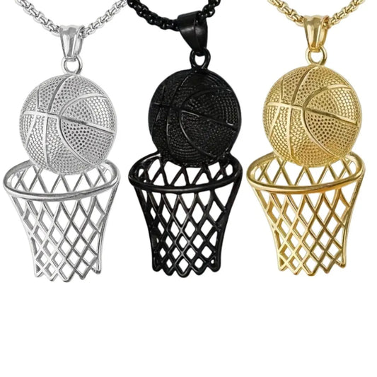 Casual Simple Style Basketball Alloy Zinc Alloy Men'S Pendant Necklace