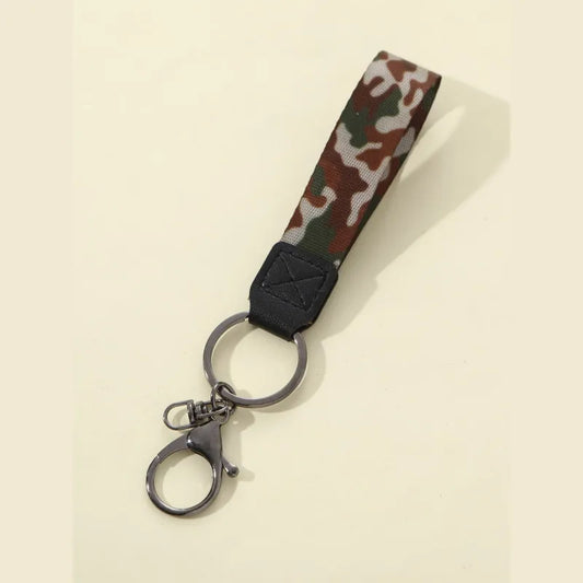 Casual Simple Style Camouflage Alloy Bag Pendant Keychain