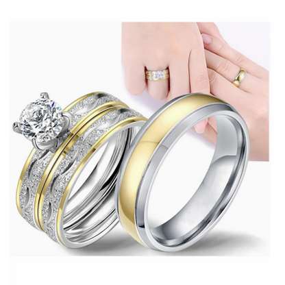 Casual Simple Style Classic Style Solid Color Titanium Steel Rings