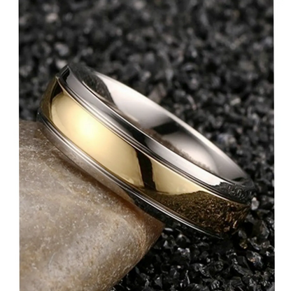 Casual Simple Style Classic Style Solid Color Titanium Steel Rings