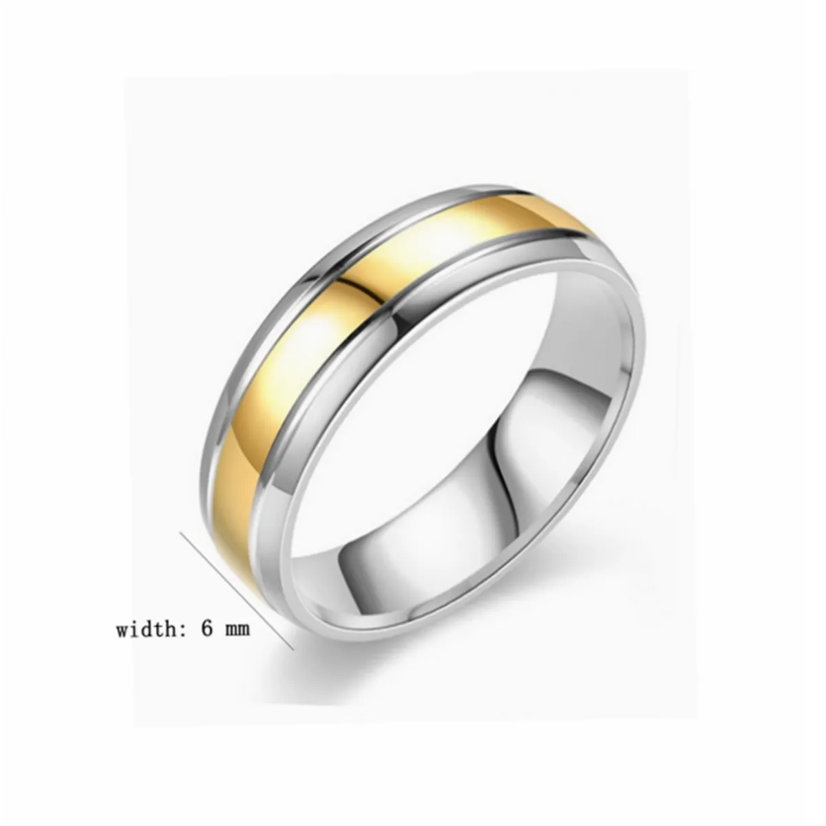 Casual Simple Style Classic Style Solid Color Titanium Steel Rings