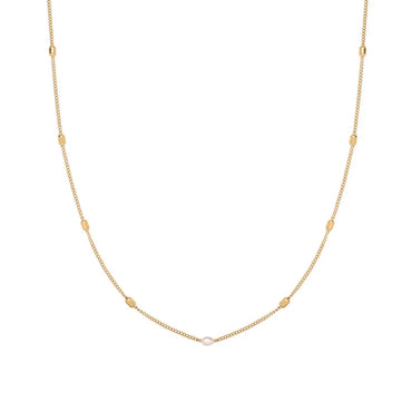 Casual Simple Style Commute Geometric Stainless Steel Plating 18k Gold Plated Necklace