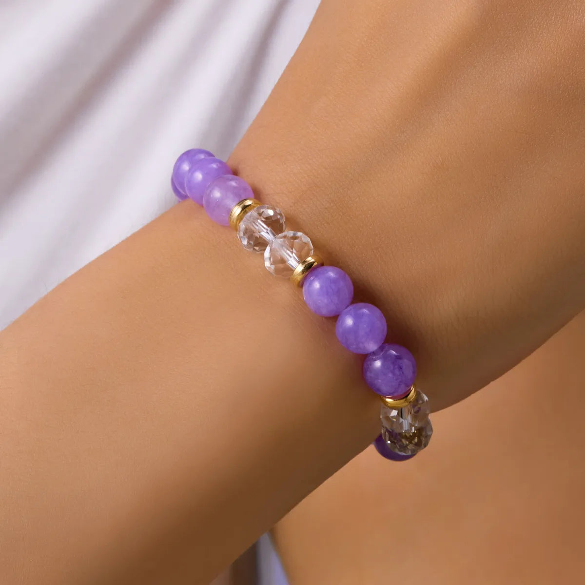 Casual Simple Style Constellation Alloy Glass Stone Wholesale Bracelets