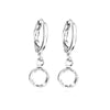 Casual Simple Style Cross Star Shell Alloy Plating Women'S Drop Earrings