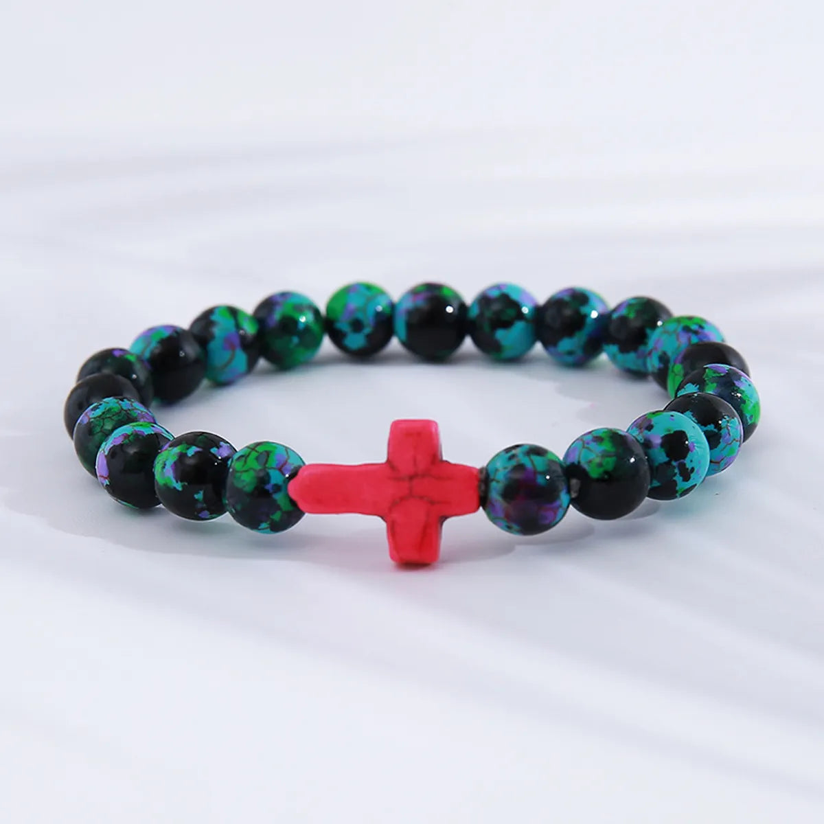 Casual Simple Style Cross Turquoise Wholesale Bracelets