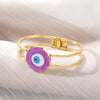 Casual Simple Style Devil'S Eye Alloy Women'S Bangle