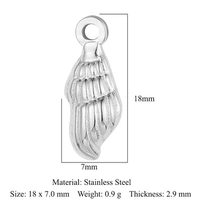 Casual Simple Style Dolphin Flower Snake Titanium Steel Plating Inlay Rhinestones Charms Jewelry Accessories