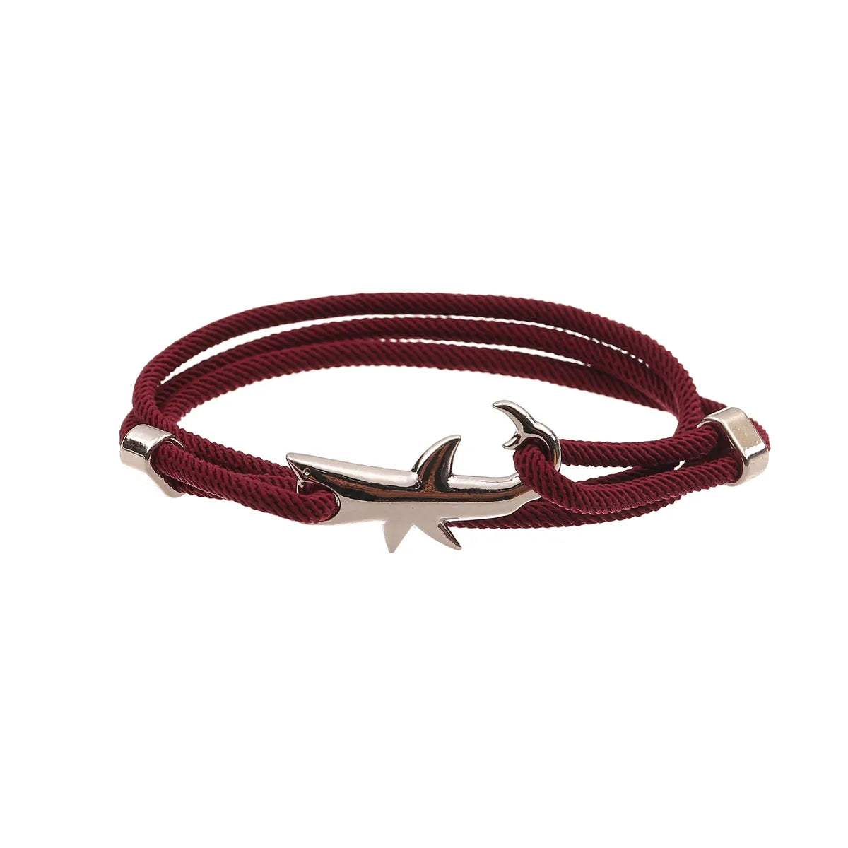 Casual Simple Style Dolphin Shark Alloy Rope Unisex Bracelets