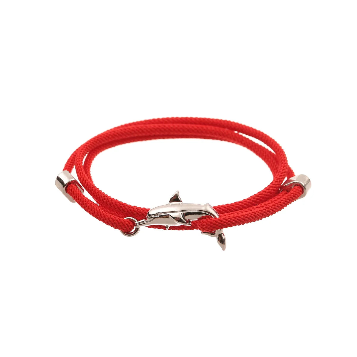 Casual Simple Style Dolphin Shark Alloy Rope Unisex Bracelets