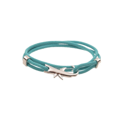 Casual Simple Style Dolphin Shark Alloy Rope Unisex Bracelets