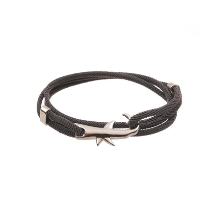 Casual Simple Style Dolphin Shark Alloy Rope Unisex Bracelets