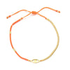 Casual Simple Style Eye 304 Stainless Steel Glass Rope Wholesale Drawstring Bracelets