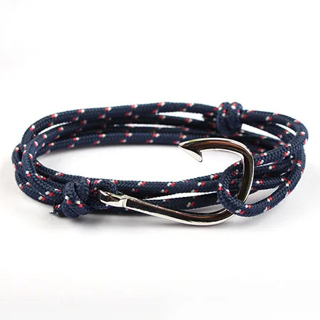 Casual Simple Style Fishhook Alloy Rope Unisex Bracelets