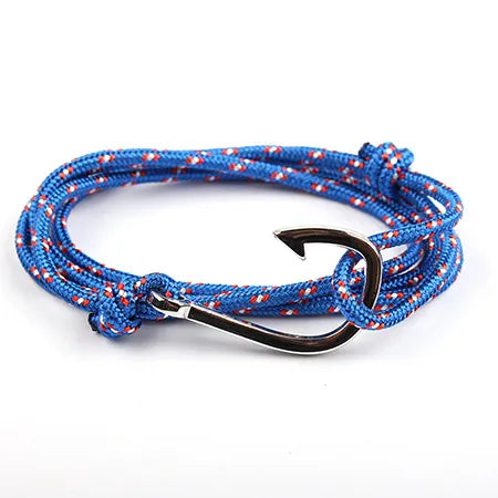 Casual Simple Style Fishhook Alloy Rope Unisex Bracelets