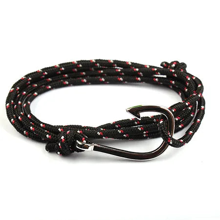 Casual Simple Style Fishhook Alloy Rope Unisex Bracelets