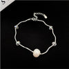 Casual Simple Style Flower Beaded Stone Copper Wholesale Bracelets