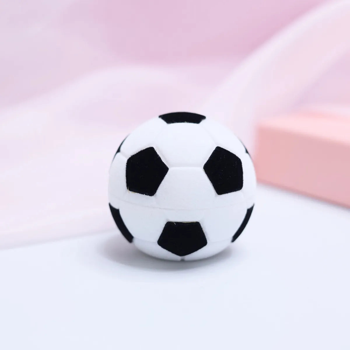 Casual Simple Style Football Flocking Plastic Embryo Jewelry Boxes