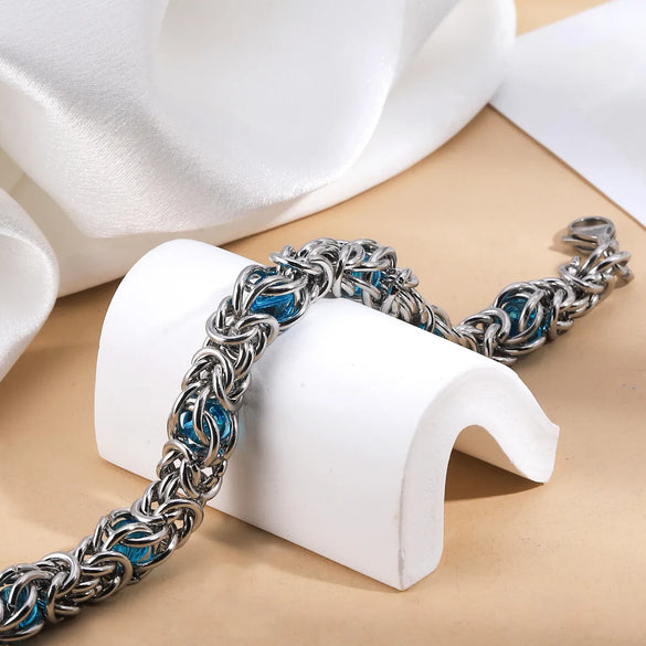 Casual Simple Style Geometric 201 Stainless Steel Bracelets In Bulk