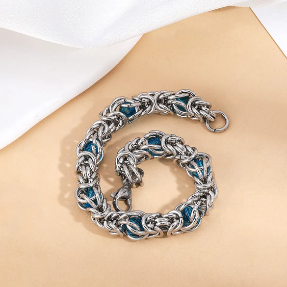 Casual Simple Style Geometric 201 Stainless Steel Bracelets In Bulk