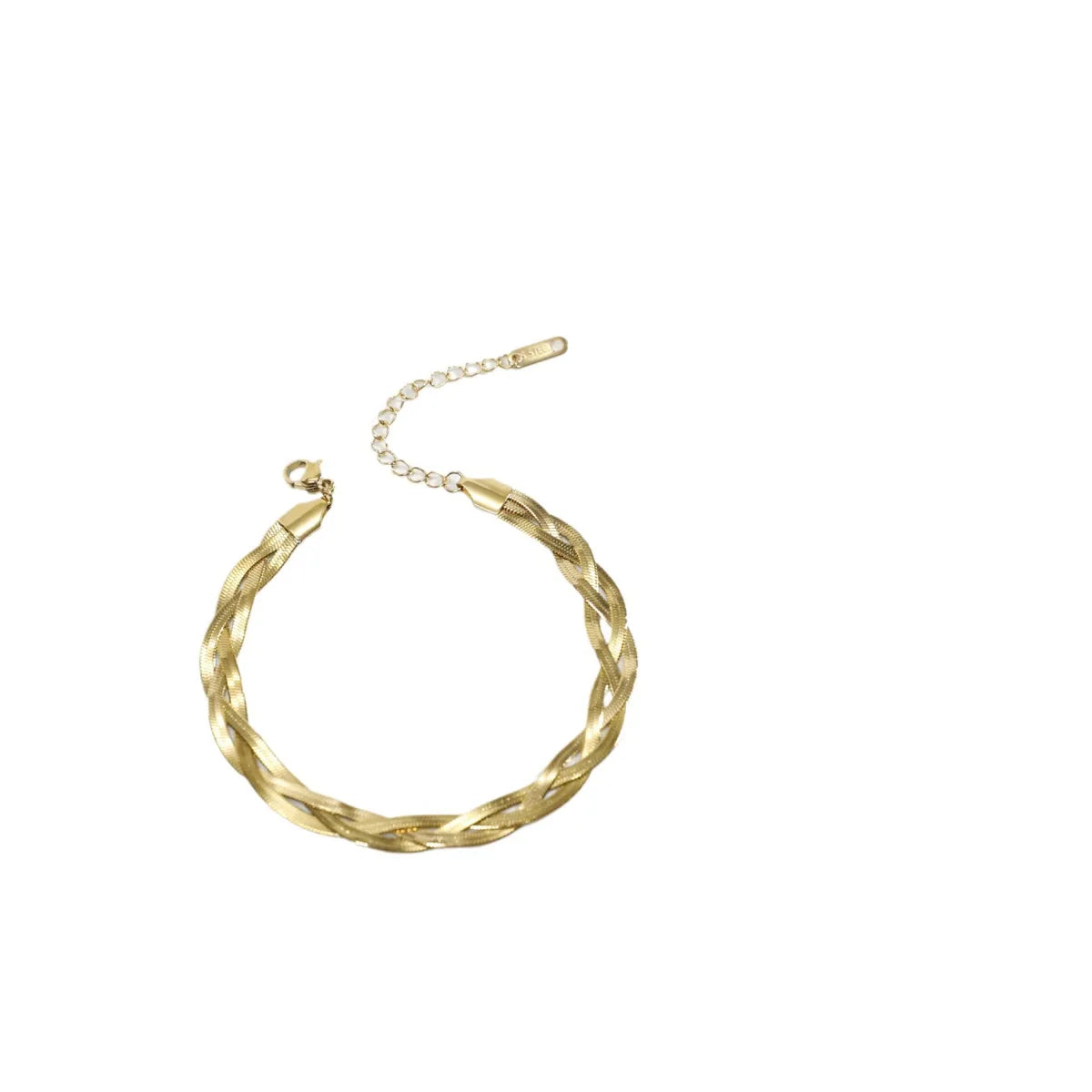 Casual Simple Style Geometric 304 Stainless Steel 18K Gold Plated Bracelets In Bulk